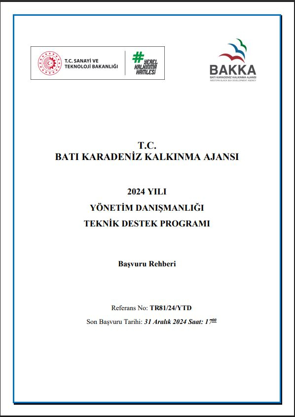 İmalat Sanayi İşletmelerine Yönelik 2024 Yılı Yönetim Danışmanlığı Teknik Destek Programı İlan Edildi